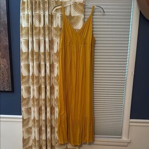 Old Navy Maternity Yellow Maxi Dress
